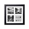 Craig Frames 10x10 matted to 4x4 Collage Picture Frame, Black